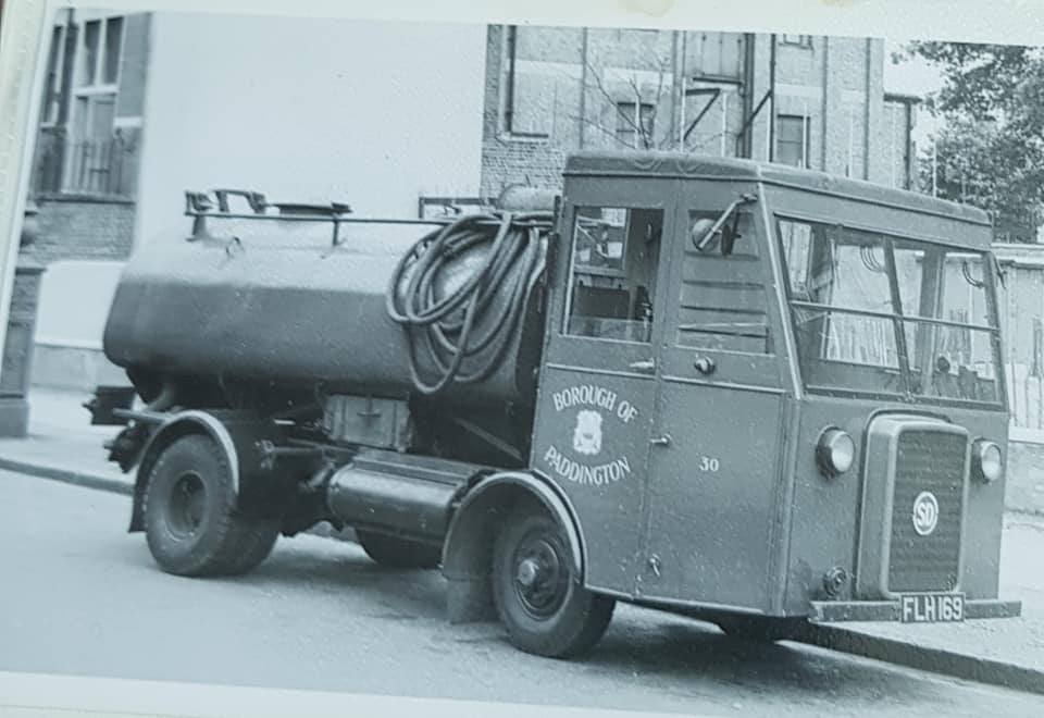 a tanker in service with the Borough of Paddington