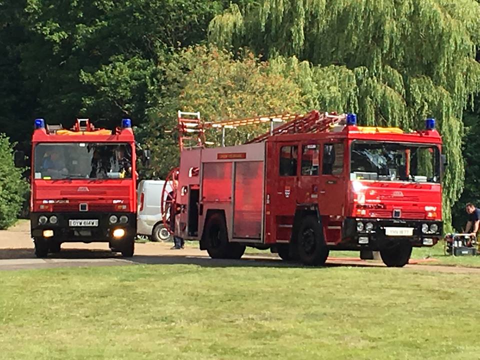 Photo at Lullingstone Castle 08.07.17. Two preserved LFB WX's Darren Perry photo.